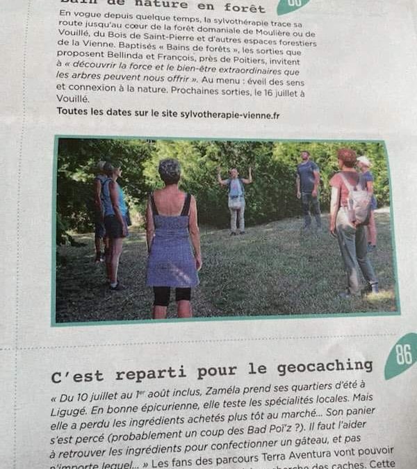 « On parle de nous ! » Jardin Passion Nature dans le supplément « Destination été  » NR 86 et 79.